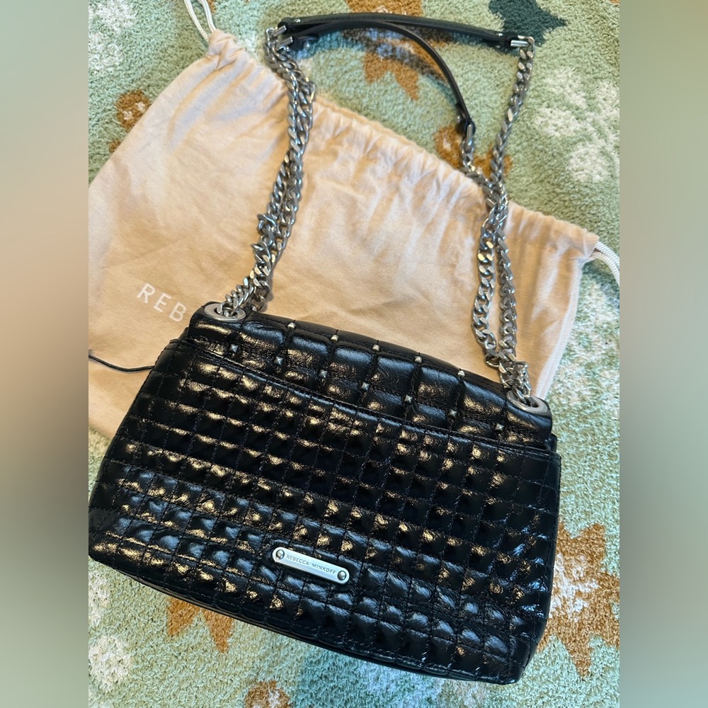 REBECCA MINKOFF EDIE SQUARE CROSSBODY W/ STUDS - Picture 5 of 7